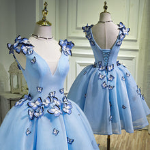 Load image into Gallery viewer, 3D Flower Sexy Prom Dress
